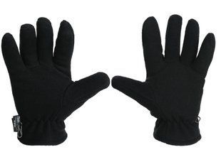 Перчатки зимние Перчатки outdoor Mil-Tec Fleece Black 12534002 P1236717 фото
