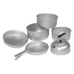 Набір посуду з алюмінію Mil-Tec Alu Cook-Set 14661000 N606 фото