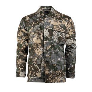 Кітель 100% бавовна толстовка військовий Mil-Tec Teesar BDU Rip-Stop Phantomleaf WASP I Z1B 11843365- P123442 фото
