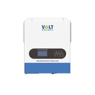 Инвертор солнечный инвертор Volt Polska SINUS PRO ULTRA PLUS 7000 24/230V (3500/7000W) Wi-Fi + 100A MPPT W4131 фото