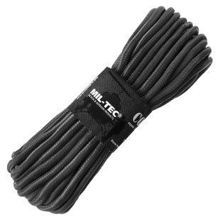 Мотузка шнур Mil-Tec 9 мм x 15 м Black 15941002-009 P1269 фото