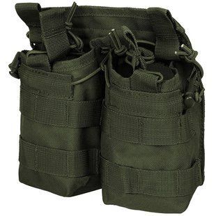 Подсумок для магазина двойной универсальный MIL-TEC Double Olive 13497001 M934 фото
