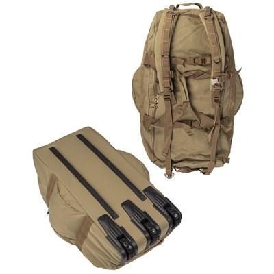 Сумка-рюкзак транспортная на колесах Mil-Tec 110 л Coyote 13854005 M1255551530 фото