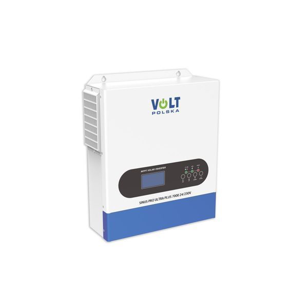 Инвертор солнечный инвертор Volt Polska SINUS PRO ULTRA PLUS 7000 24/230V (3500/7000W) Wi-Fi + 100A MPPT W4131 фото