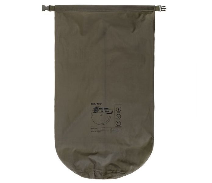 Транспортувальний мішок-сумка водонепроникна Mil-Tec Drybag 25 л Olive 13878201 P1236733 фото