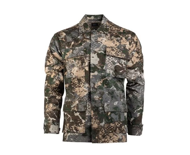 Кітель 100% бавовна толстовка військовий Mil-Tec Teesar BDU Rip-Stop Phantomleaf WASP I Z1B 11843365- P123442 фото