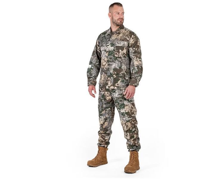Кітель 100% бавовна толстовка військовий Mil-Tec Teesar BDU Rip-Stop Phantomleaf WASP I Z1B 11843365- P123442 фото
