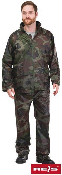 Комплект брюки и куртка влагозащитный с капюшоном REIS KPL камуфляж M125503XXL фото