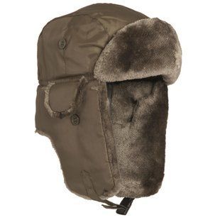 Шапка ушанка Mil-Tec Mil-Tec MA1 Pilot - Olive 12105001 M125555123182 фото