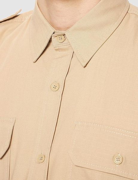 Сорочка Mil-Tec TROPENHEMD 1/1 ARM COTTON KHAKI 10933004- A8438 фото