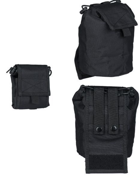 Складана сумка Mil-Tec SHELL POUCH COLLAPS 16156402 Black M125555224512 фото