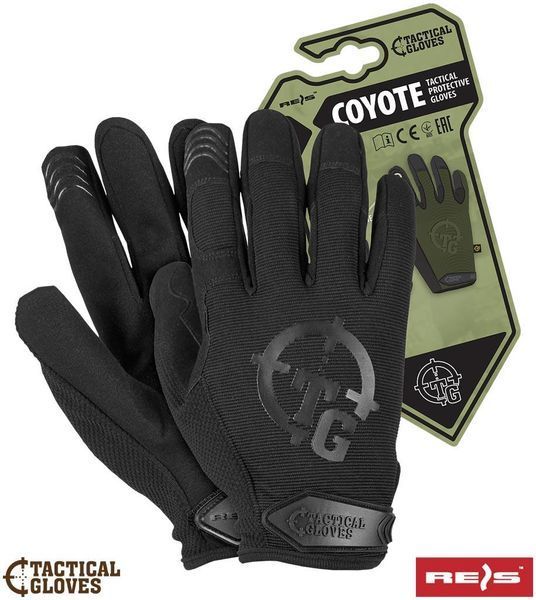 Рукавички тактичні повнопалирі REIS TACTICAL GLOVES RTC-COYOTE Black M11122255559 фото