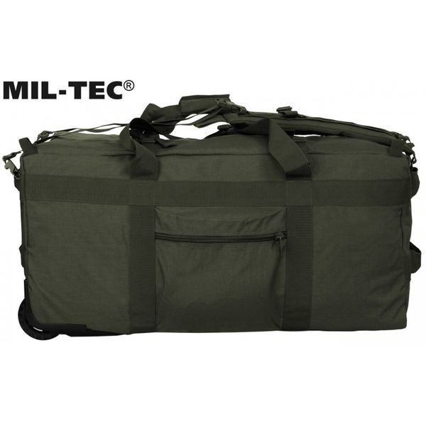 Сумка валіза таРюкзак на коліщатках Mil-Tec 110 л Olive 13854001 M1255551532 фото