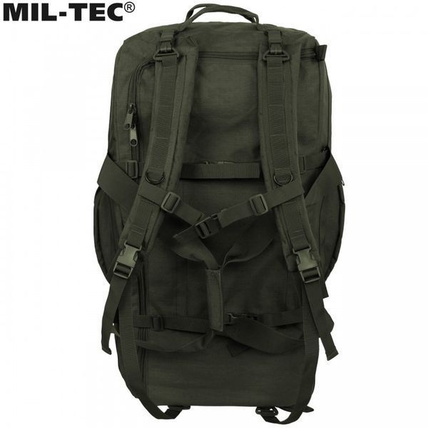 Сумка валіза таРюкзак на коліщатках Mil-Tec 110 л Olive 13854001 M1255551532 фото