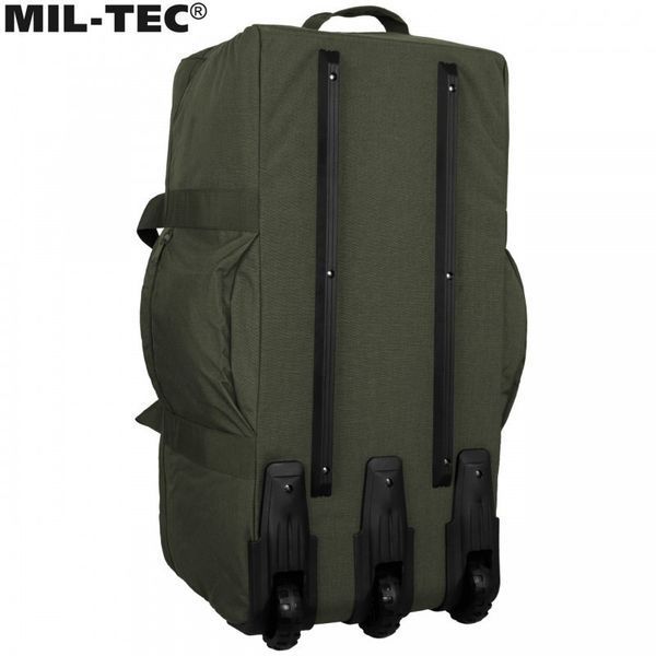Сумка валіза таРюкзак на коліщатках Mil-Tec 110 л Olive 13854001 M1255551532 фото