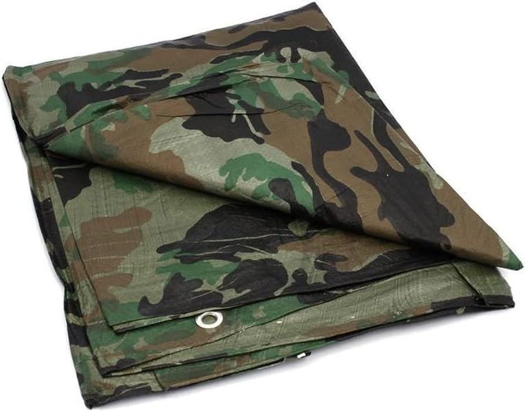 Тент тактичний Mil-Tec Tarpaulin 5 x 4 м Woodland 14241220 P123516 фото