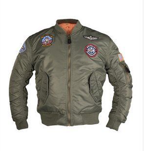 Куртка дитяча Mil-Tec FLIEGERJACKE MA1 KIDS M.ABZ OLIV 12003501- A9032 фото