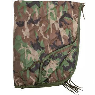Підкладка для пончо, ковдра, килимок для сну Mil-Tec Woodland 14425020- P1695 фото