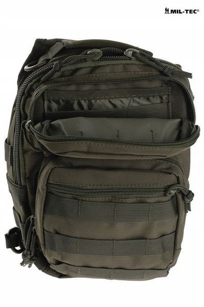 Рюкзак Mil-Tec One Strap Assault 10 л Olive 14059101 N608 фото