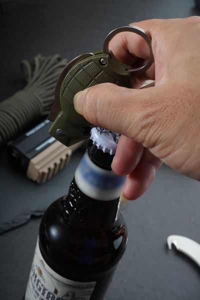 Тактичний ніж JB Tacticals GRANAT EDC автоматичний ніж з гачком свистком відкривачкою JB-KNF-0018-ORG A9832 фото