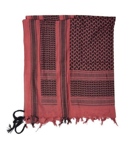 Шарф шемаг арафатка Mil-Tec 110x110см Red/Black 12619000 A8717 фото