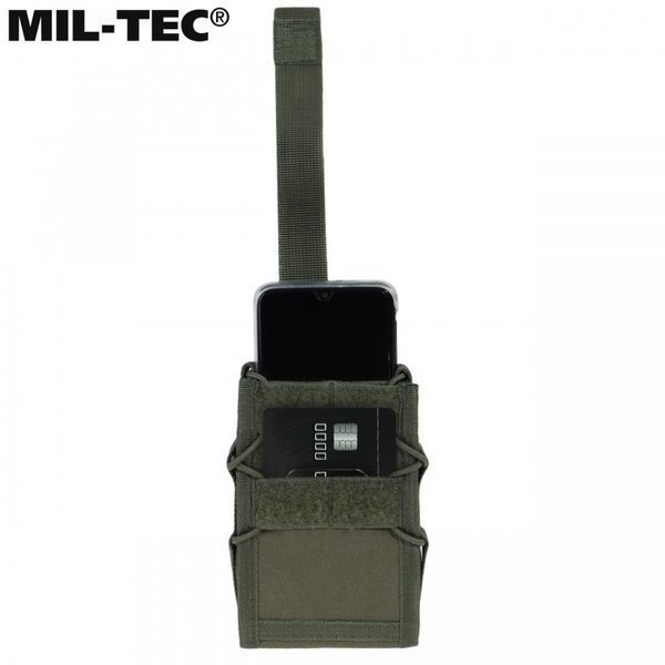 Сумка-подсумок для телефона Mil-Tec MOLLE Pocket Olive 13492001 N775 фото