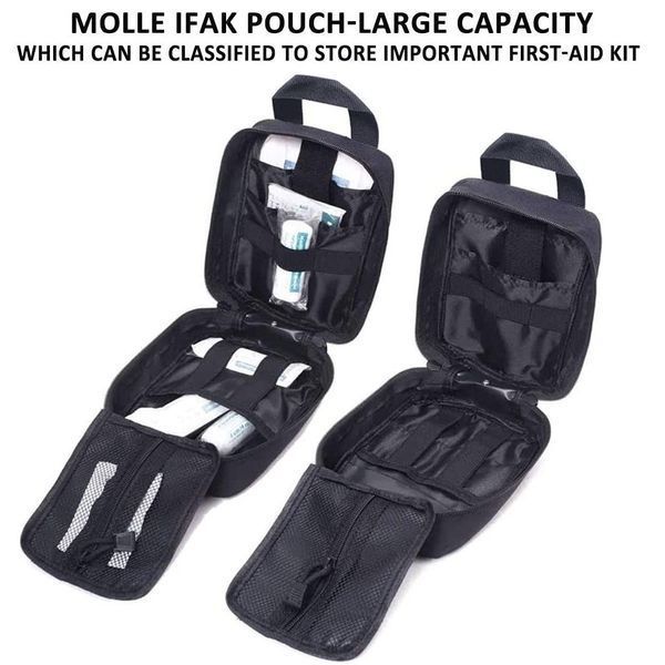 Аптечка первой помощи тактическая военная сумка JB Tacticals IFAK Molle черная JB-BAG-0003-BLK A9129 фото