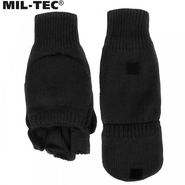 Перчатки складные Mil-Tec THINSULATE Black 12545002- M1255552020 фото