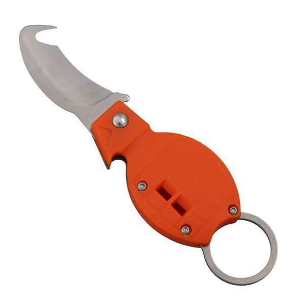 Тактичний ніж JB Tacticals GRANAT EDC автоматичний ніж з гачком свистком відкривачкою JB-KNF-0018-ORG A9832 фото