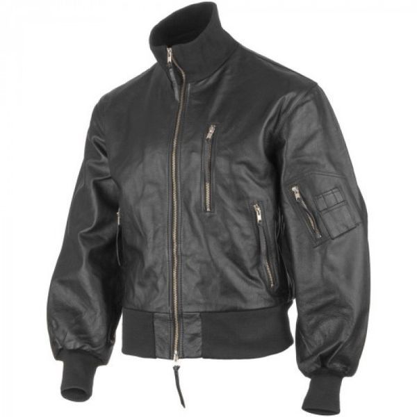 Куртка зі шкіри наппа Бундесвер Mil-Tec BW Black 10461002- P1237453 фото
