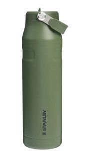 Бутылка для воды Stanley IceFlow Flip Straw 1,06L Dried Pine 10-12111-081 A9713 фото
