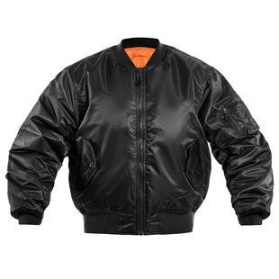Куртка двостороння Mil-Tec MA1 US Black 10403002- XS M903 фото