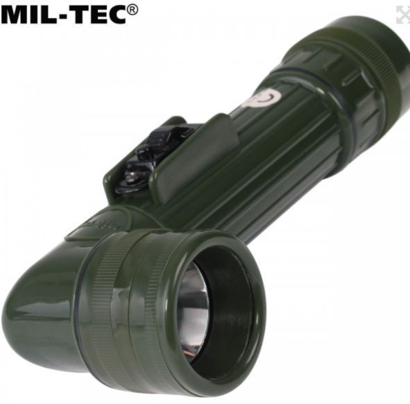 Угловой фонарь 21см LED Flecktarn + линзы Mil-Tec 15143221 M1255552160 фото