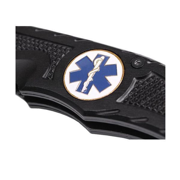 Ніж складаний рятувальний Mil-Tec Rescue Paramedic Black 15323000 M705 фото