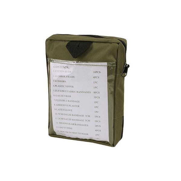 Аптечка велика Mil-Tec LARGE Olive 16027001 M1255551983 фото