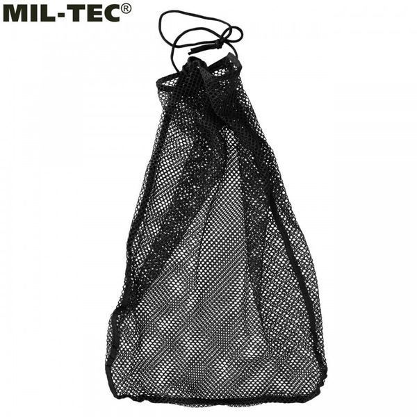 Большая сетчатая сумка Mil-Tec Black 13870002 M1255552024 фото