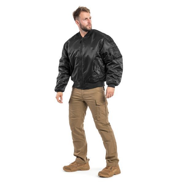 Куртка двусторонняя Mil-Tec MA1 US Black 10403002- XS M903 фото