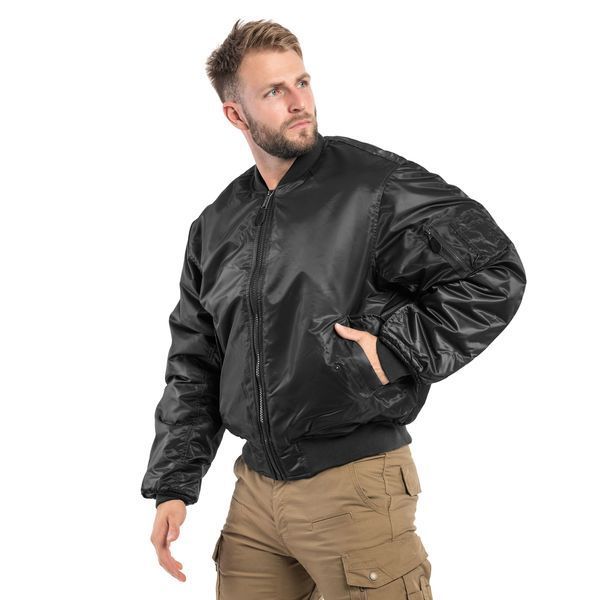 Куртка двусторонняя Mil-Tec MA1 US Black 10403002- XS M903 фото