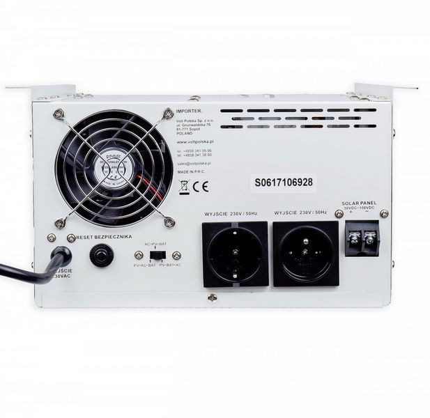 Инвертор солнечный Volt Polska SINUS PRO 2500 S 24/230V (1800/2500W) + 40A MPPT (100V) W2091 фото
