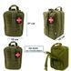 Аптечка первой помощи JB Tacticals IFAK с системой лазерной резки MOLLE черная JB-BAG-0004-BLK A9135 фото 3