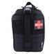 Аптечка первой помощи JB Tacticals IFAK с системой лазерной резки MOLLE черная JB-BAG-0004-BLK A9135 фото 1