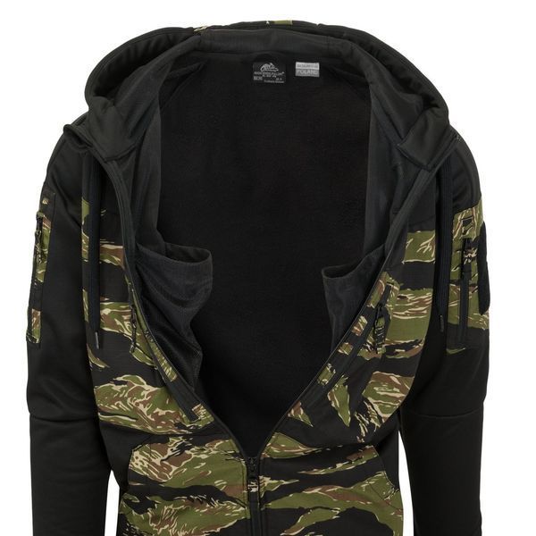 Толстовка на замку Helikon-Tex ROGUE HOODIE (FULLZIP) Black/Tiger Stripe BL-RHF-PO-0162A M1255551698 фото