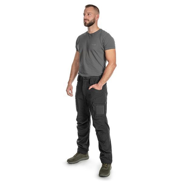 Штани водонепроникні камуфляж Mil-Tec Softshell Assault Black 11380002 M125555123185 фото