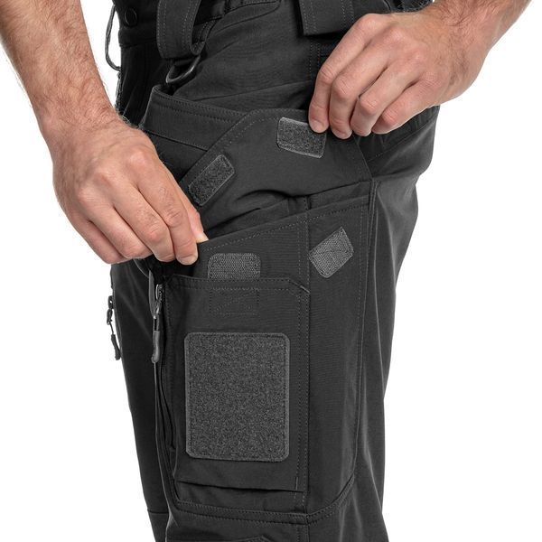 Штани водонепроникні камуфляж Mil-Tec Softshell Assault Black 11380002 M125555123185 фото