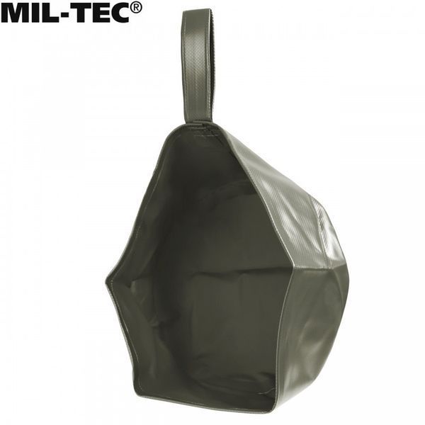 Відро для води складане Mil-Tec 5 л Оливкове 16006001 P1625 фото