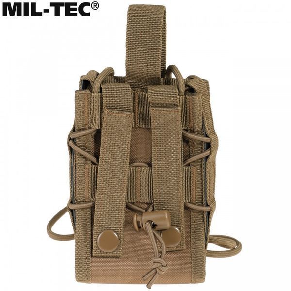 Сумка-подсумок для телефона Mil-Tec MOLLE Pocket Coyote 13492019 N776 фото