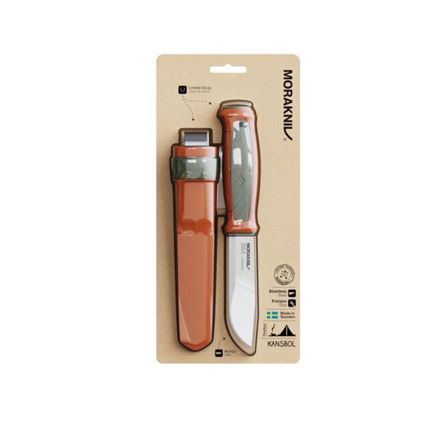 Ніж мисливський Morakniv Kansbol Hunting (S) &mdash; Olive Green / Burnt Orange 14236 A8197 фото