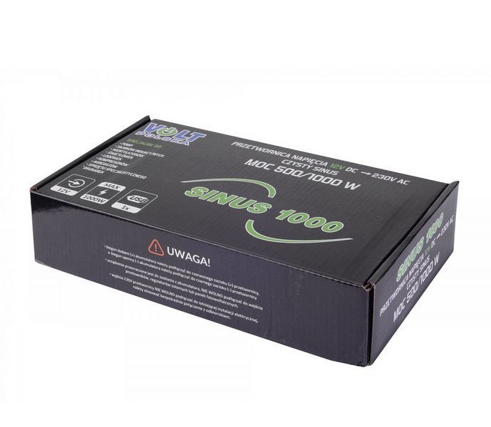 Преобразователь напряжения Volt Polska SINUS 500/1000 12/230V (500/1000W) 3SIP090012 W2138 фото