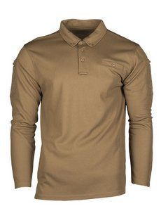 Сорочка поло Mil-Tec POLOSHIRT Quickdry Coyote D/R 10962019 M125555877 фото