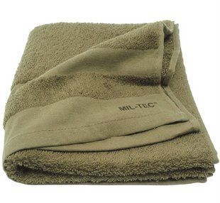 Полотенце армейское быстросохнущее Mil-Tec 110x50 Oliva 16011001 M1255552164 фото